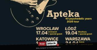 Wrocław Wydarzenie Koncert KW Bookings zaprasza do wspólnego świętowania 40 lat na scenie legendarnego zespołu Apteka!