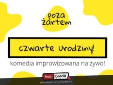 Kraków Wydarzenie Spektakl czwarte urodziny - wieczór z komedią improwizowaną na żywo!